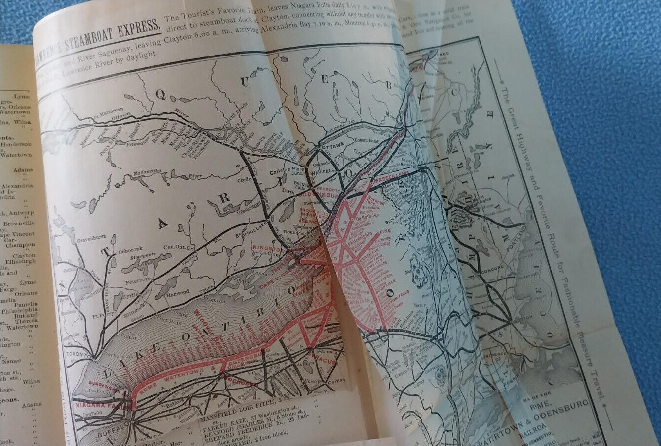 1890 Jefferson County NY GAZETTEER & DIRECTORY 1,232 Pgs County Info History