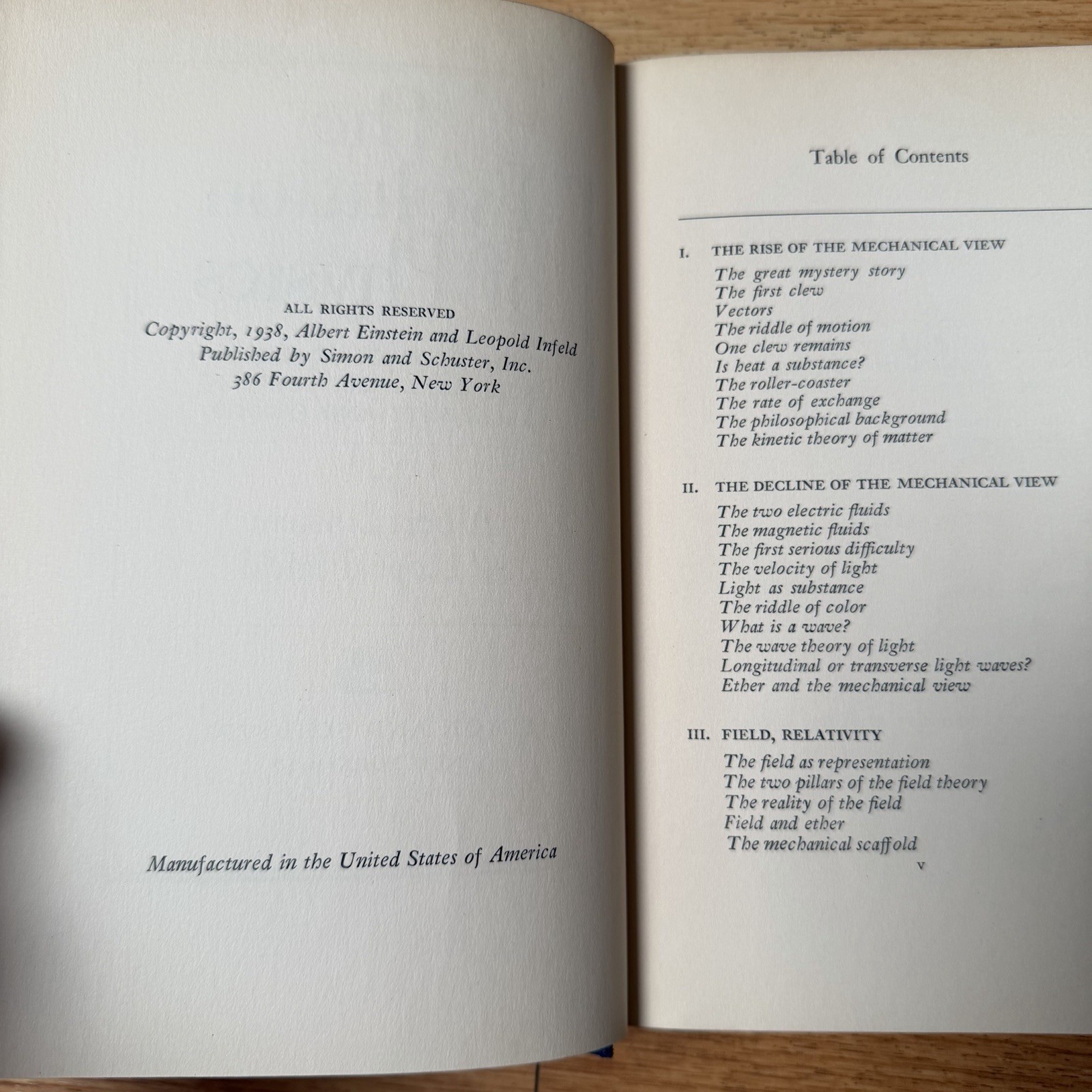 The Evolution Of Physics Albert Einstein Leopold Infeld Early 1938 First Edition