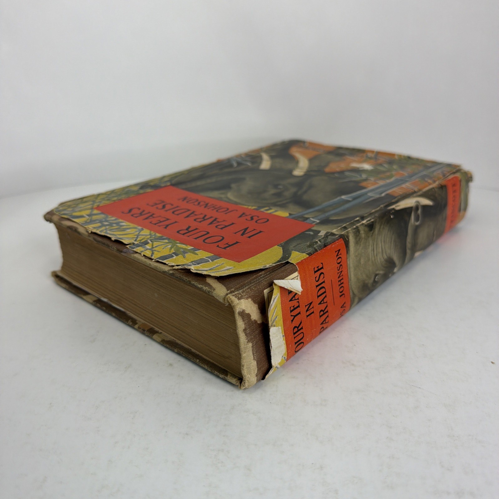 Four Years in Paradise 1941 First Edition by Osa Johnson Hardcover Dust Jacket