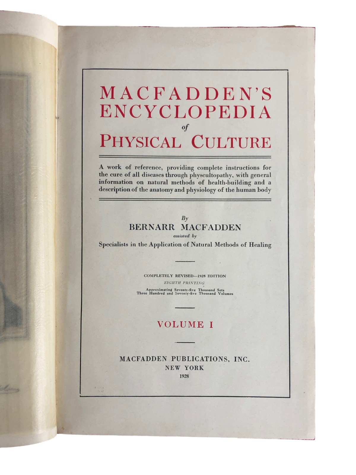 5 Volume Set MacFadden’s Encyclopedia of Physical Culture 1928 Antique
