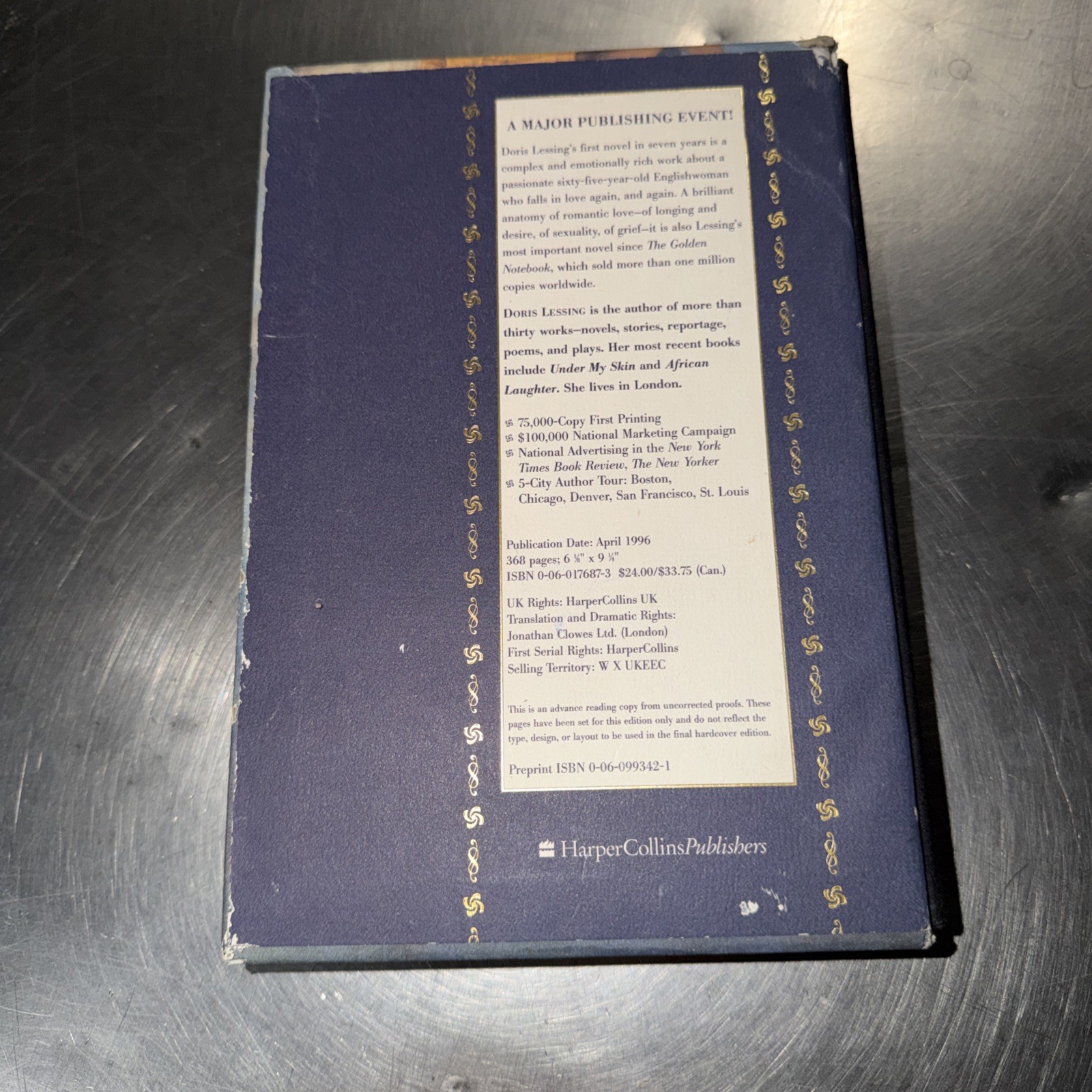 DORIS LESSING SIGNED – LOVE AGAIN – LIMITED FIRST EDITION – NOBEL PRIZE 2007