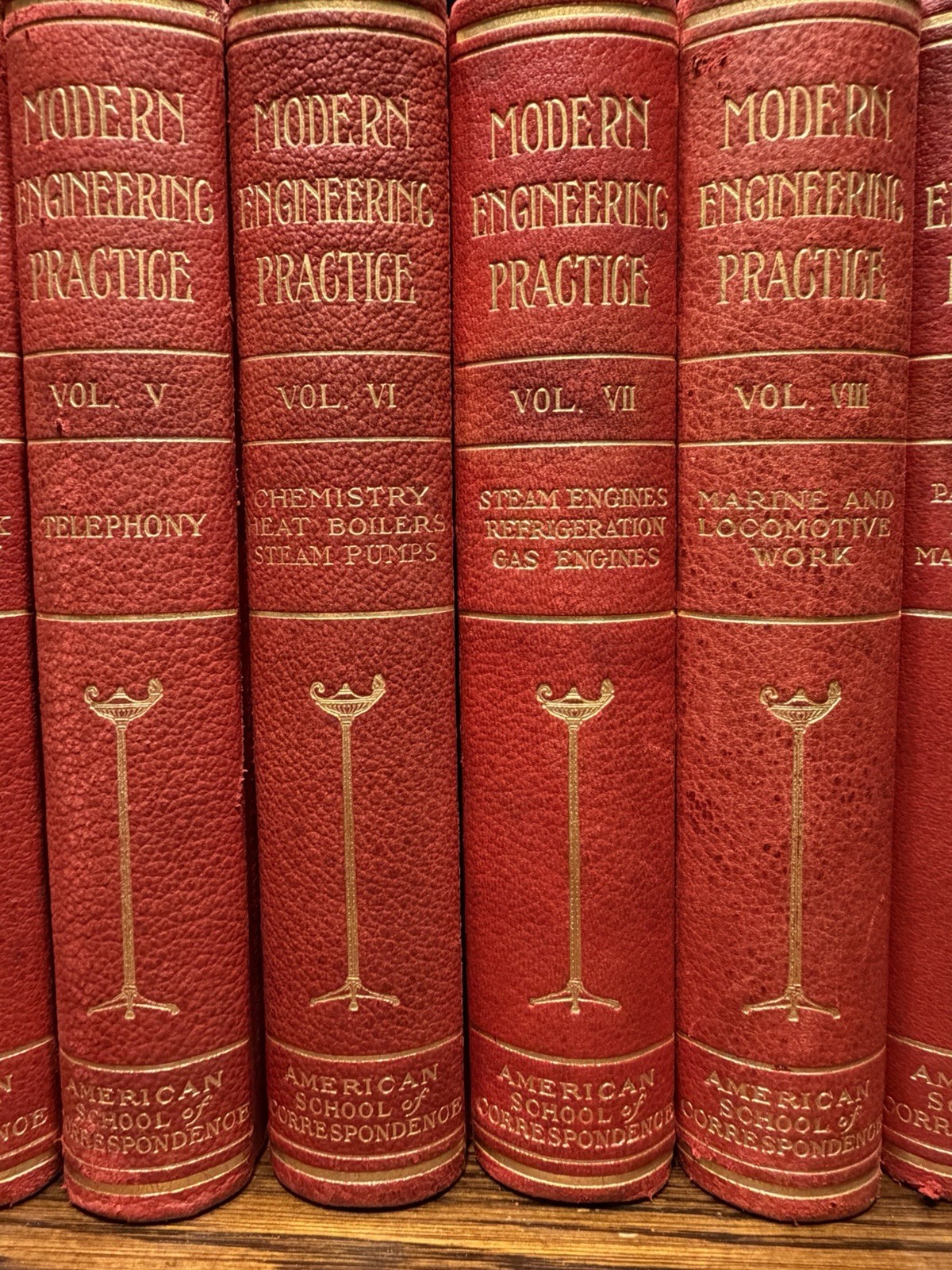 Modern Engineering Practice 12 Vol Set American School of Correspondence Antique