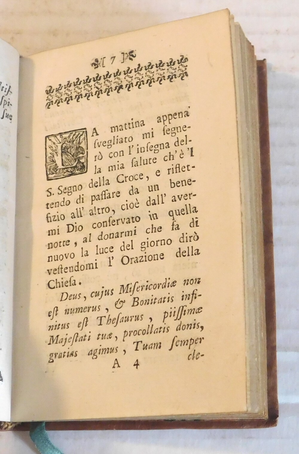 1785 PRIVATELY PUBLISHED SPIRITUAL EXERCISES by LIARCAO FLUARICE NEAPERY Italian