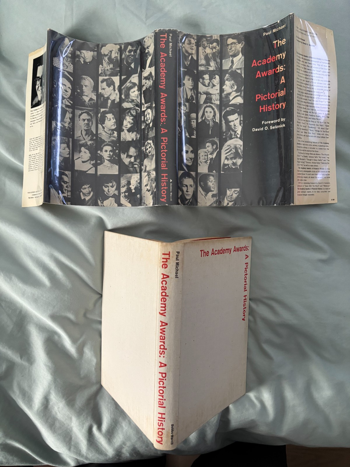 Academy Awards: A Pictorial History – Bobbs Merrill First Edition 1964 VG DJ