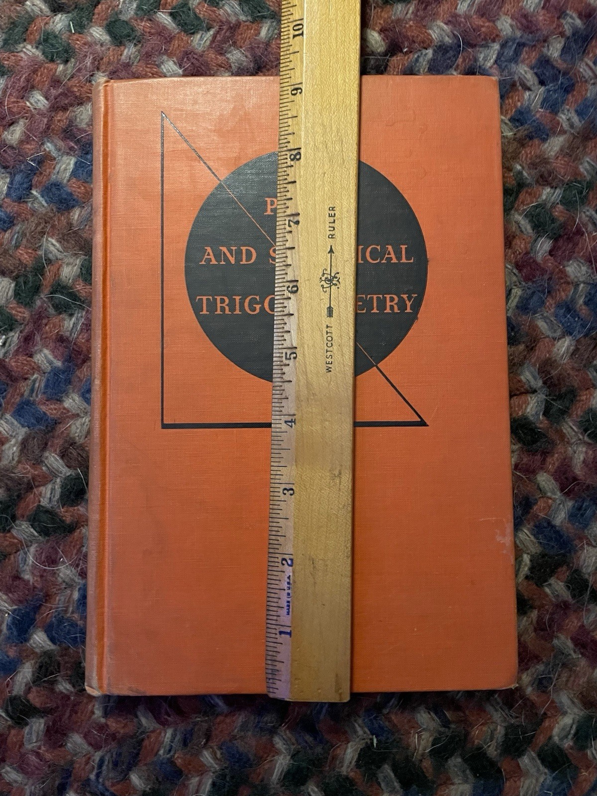 1st Edition 1943 PLANE AND SPHERICAL TRIGONOMETRY Hardcover Book by Ballou