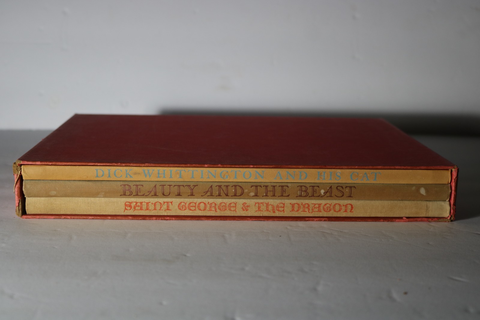 1949 LEC EVERGREEN TALES Beauty & Beast Whittington Cat St. George BOOK SET