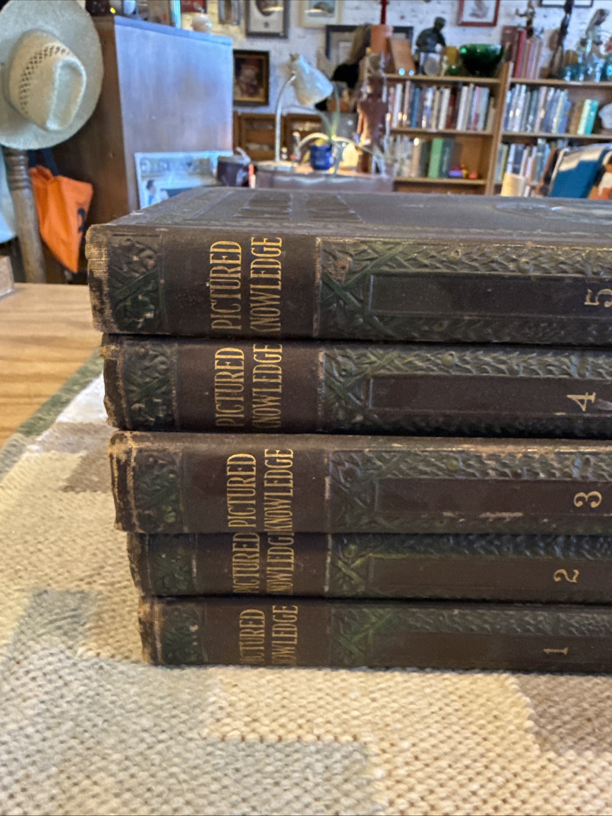 Pictured Knowledge ~1930 ~ Complete set of 10 Volumes Marshall Hughes Co.