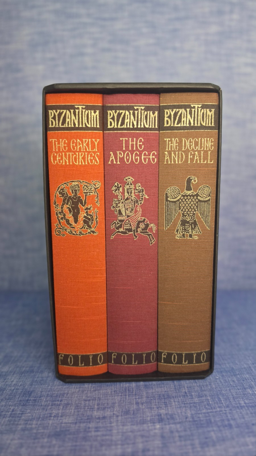 Byzantium John Julius Norwich Folio Society 3 Vol Set Slipcase Near Fine