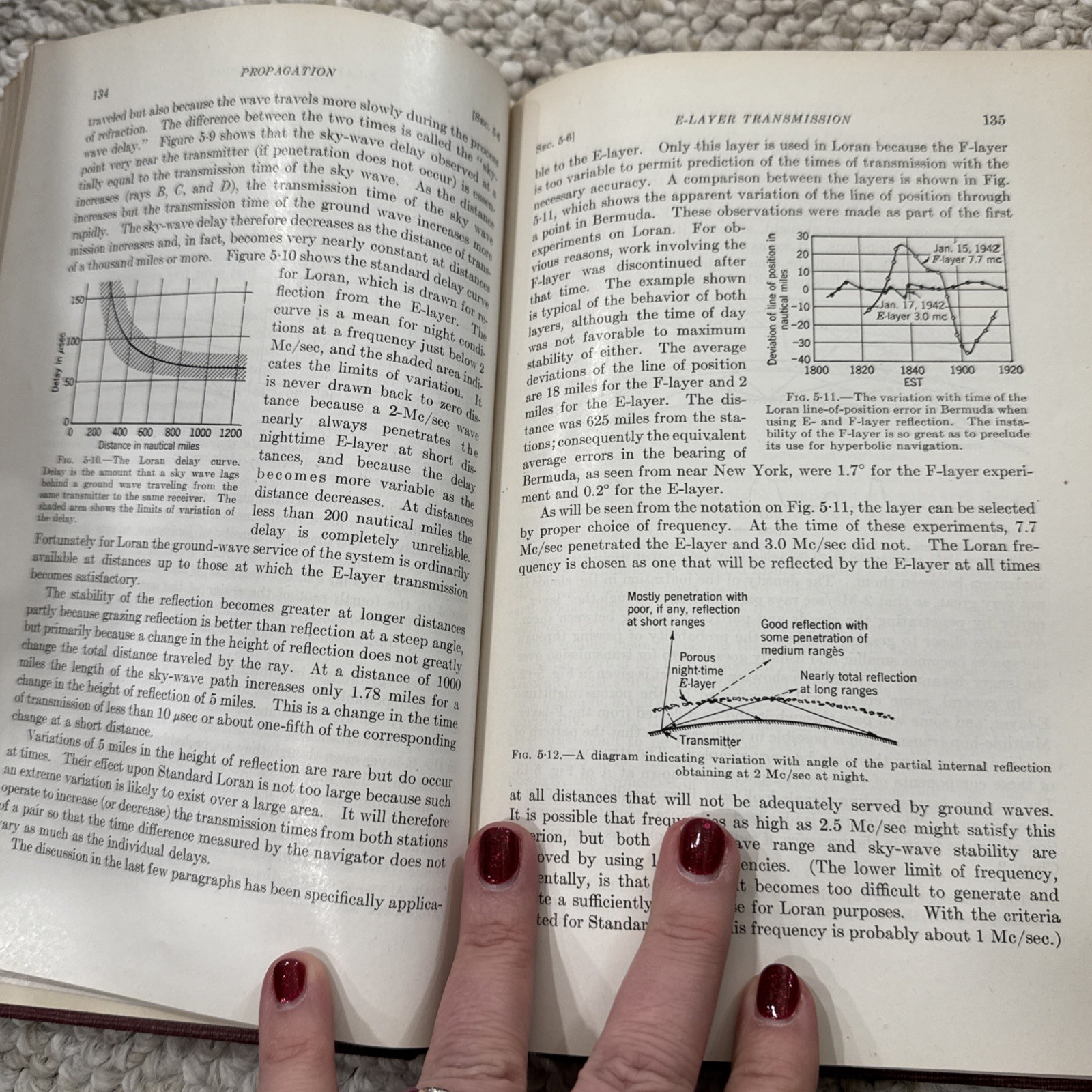 RARE! LORAN Long Range Navigation 1948 1st Ed. 2nd Impr. Pierce MIT Radiation