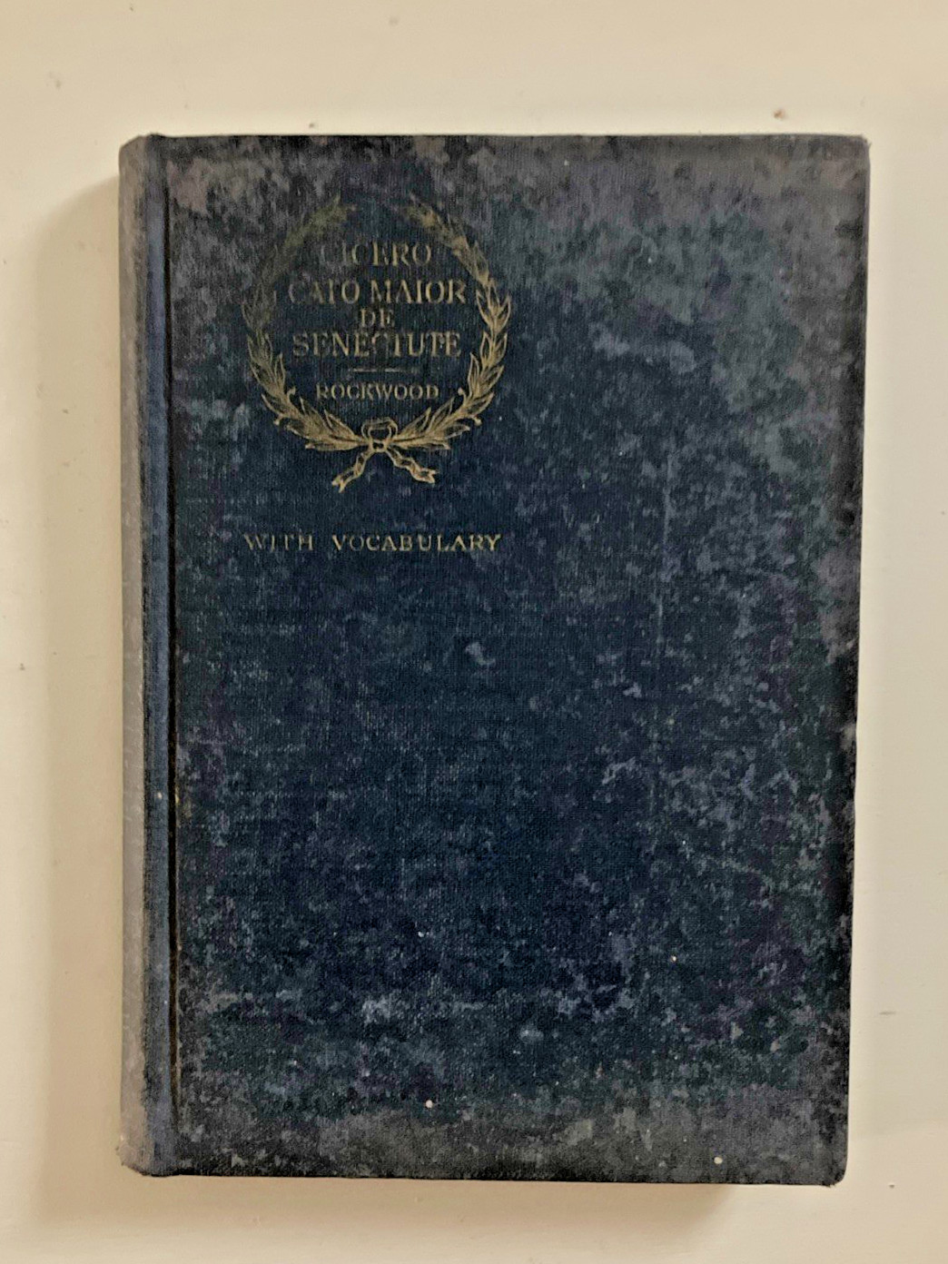 M. Tulli Ciceronis Cato Maior De Senectute 1923 Latin Antique Book junk journal