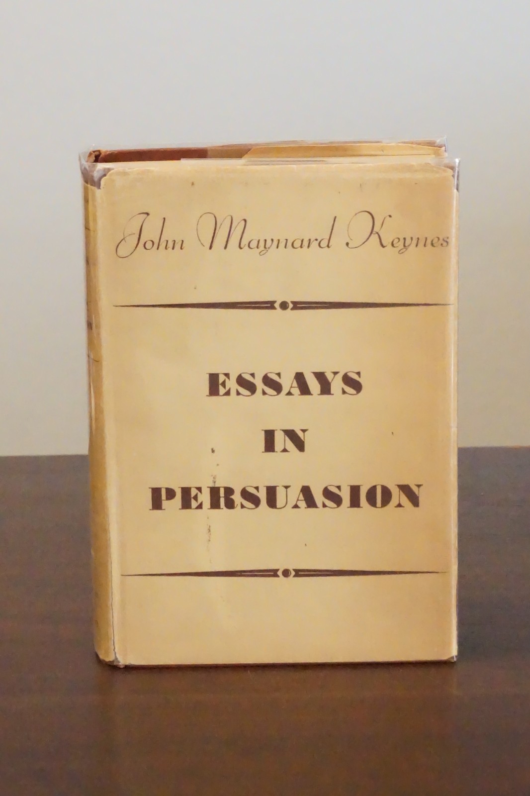 Essays In Persuasion by John Maynard Keynes 1932 HC DJ