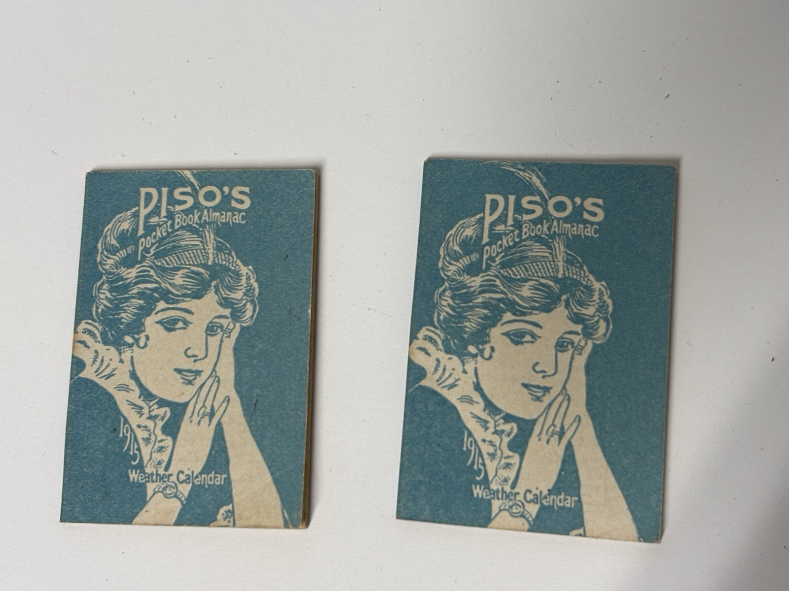 Antique Piso’s Pocket Book Almanac (Lot Of 5), 1899 1903 1904 1915(2)