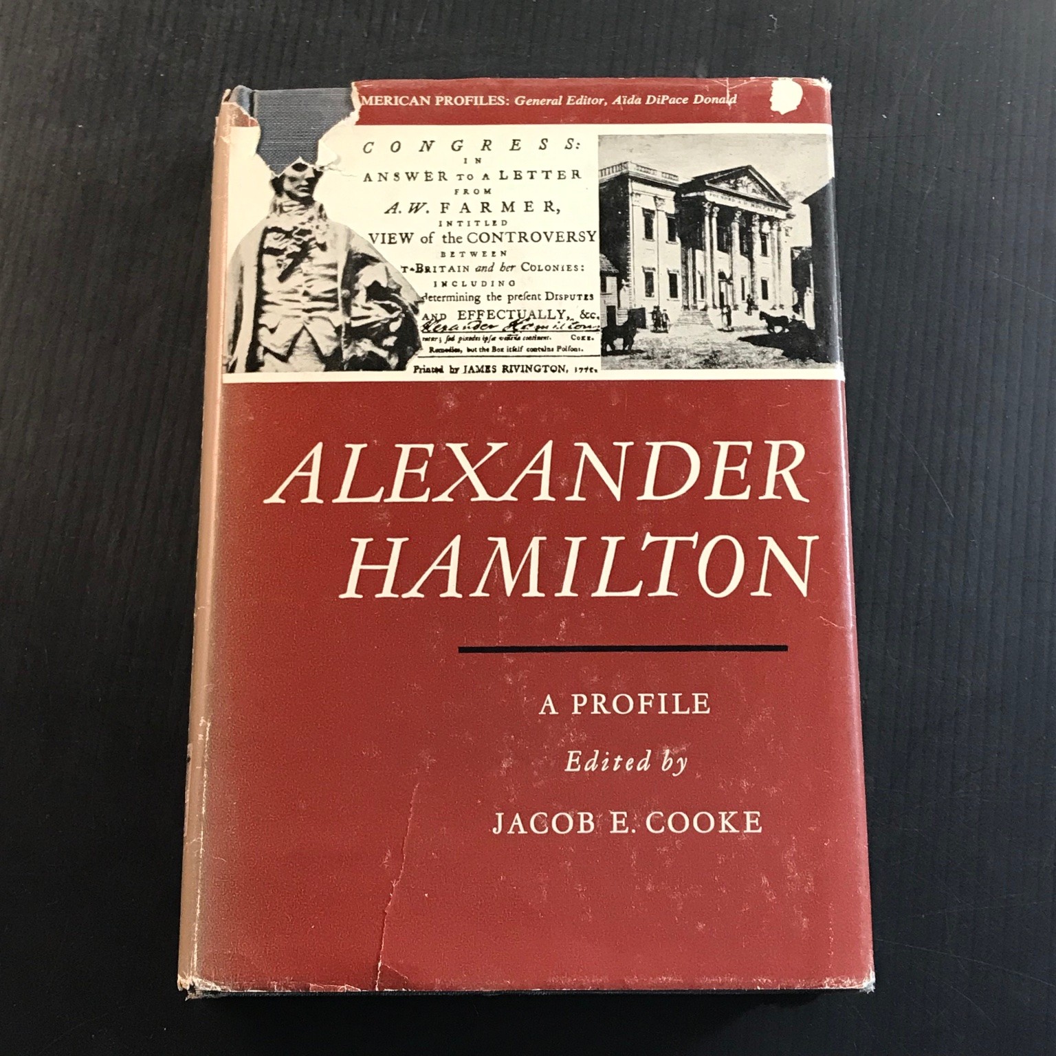 Alexander Hamilton Profile Jacob E. Cooke 1967 American History Biography