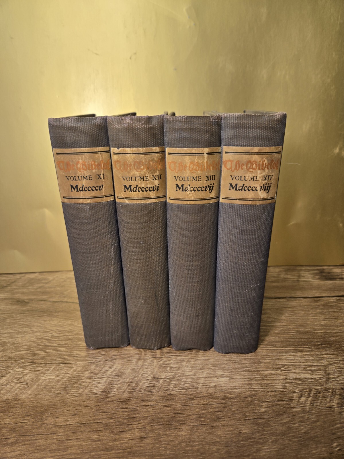 The Bibelot, Volumes XI-XIV Testimonial Edition, 1905-1908, Thomas B. Mosher