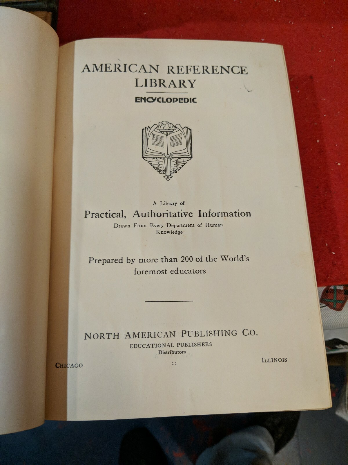 1924 American Reference Library Encyclopedic & Loose-Leaf Extension Service set