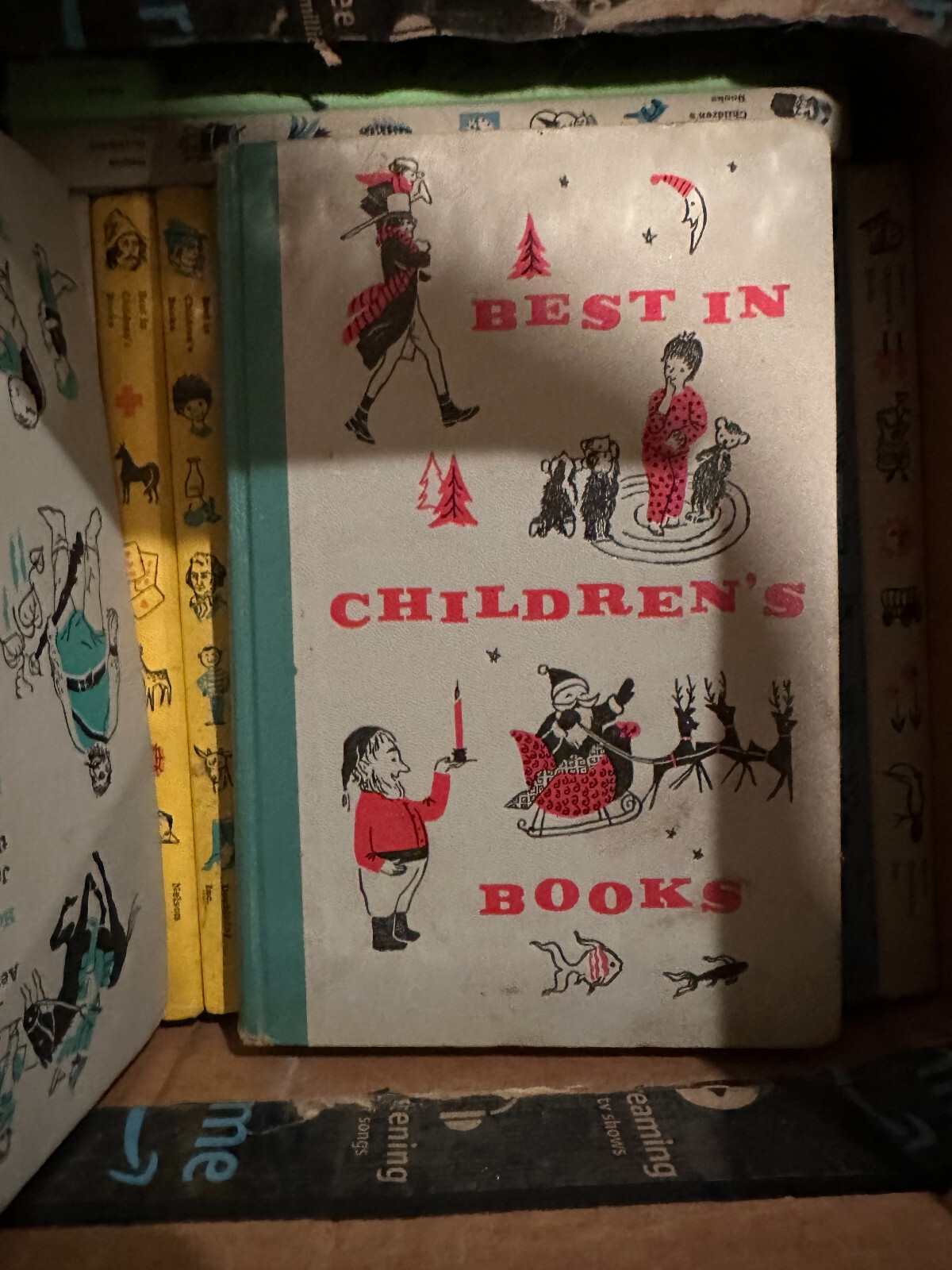 (1) Vintage Hardback Best In Children’s Books Nelson Doubleday Inc. 1957-61