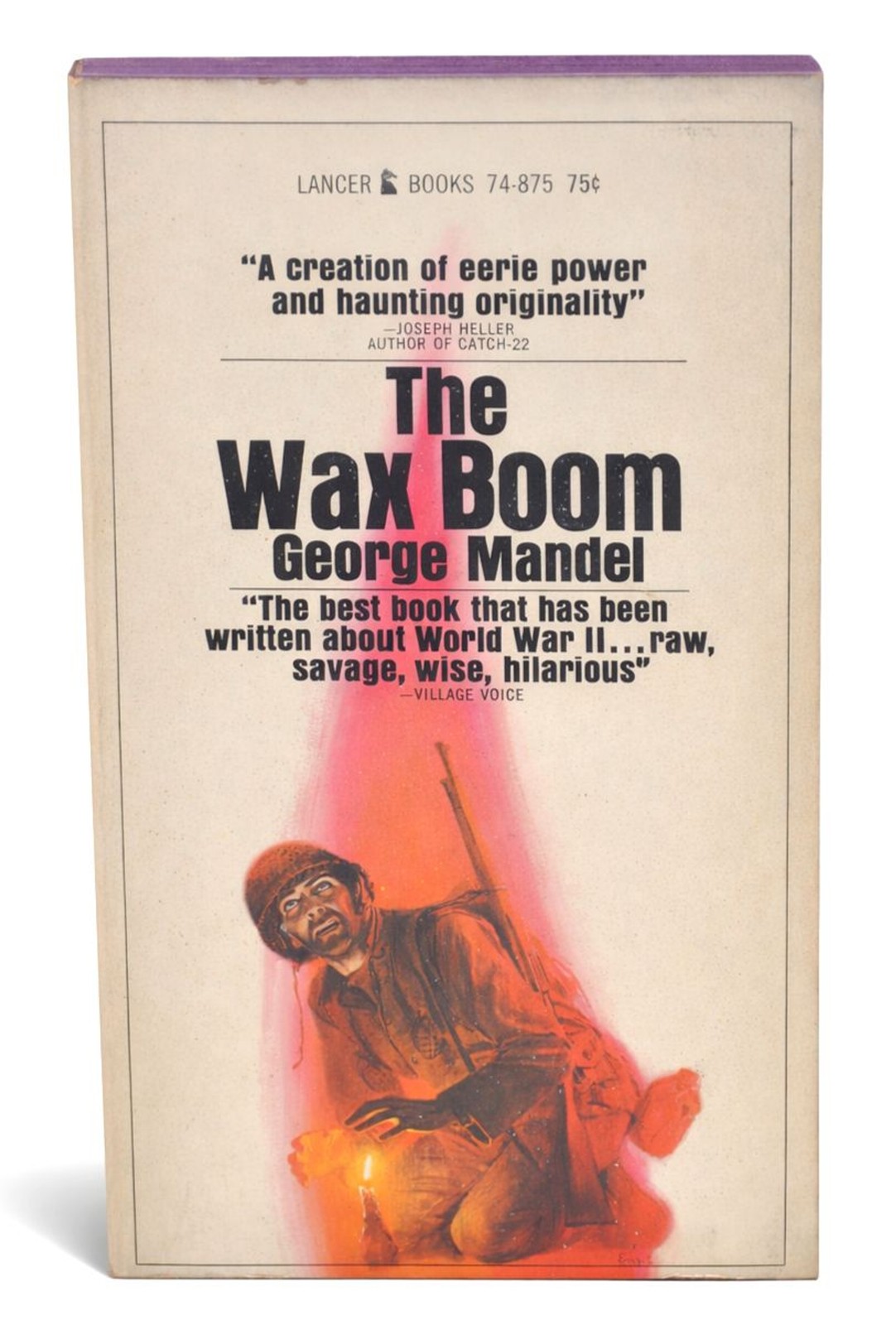 THE WAX BOOM Vtg 1967 Paperback Lancer GEORGE MANDEL WWII