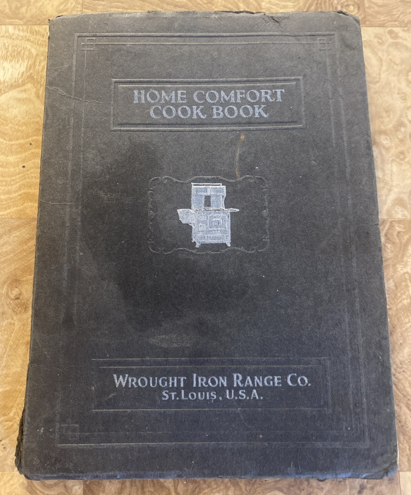 Antique Home Comfort Cook Book Wrought Iron Range Co St. Louis Recipes History