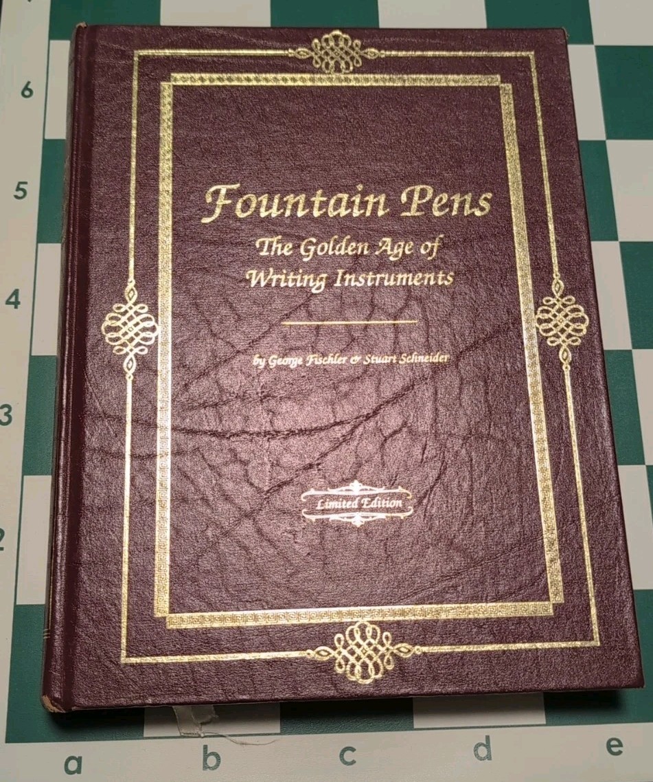1990 Signed Limited Ed (113 / 1000) FOUNTAIN PENS Golden Age G. Fischler #DESIGN