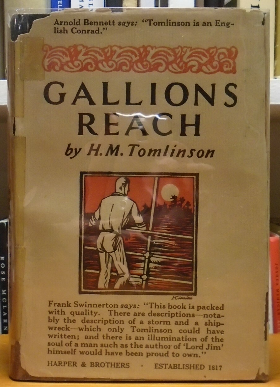 H.M. Tomlinson SIGNED – Gallions Reach – Limited First Edition – HC/DJ
