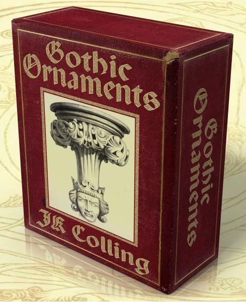 GOTHIC ORNAMENTS Vols I & II Book on CD JK Colling Gothic Architecture
