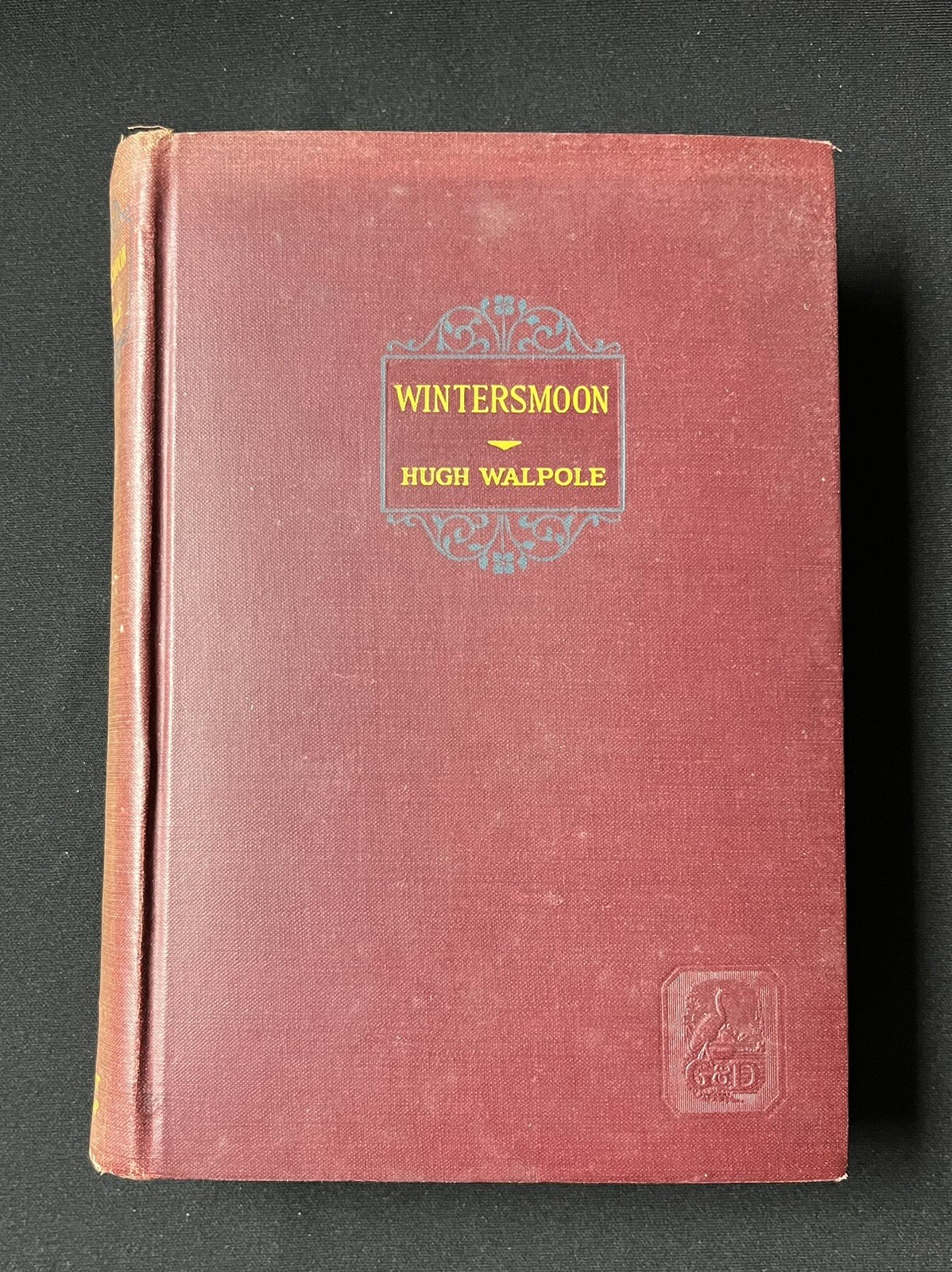Wintersmoon by Hugh Walpole—1927—Hardcover Book—Vintage