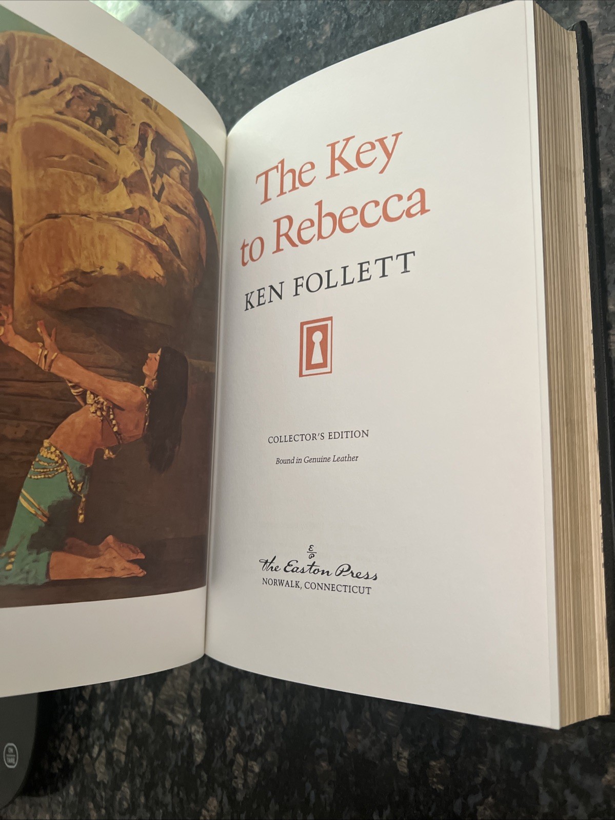 The Key To Rebecca By Ken Follett The Easton Press Collector Ed. SIGNED