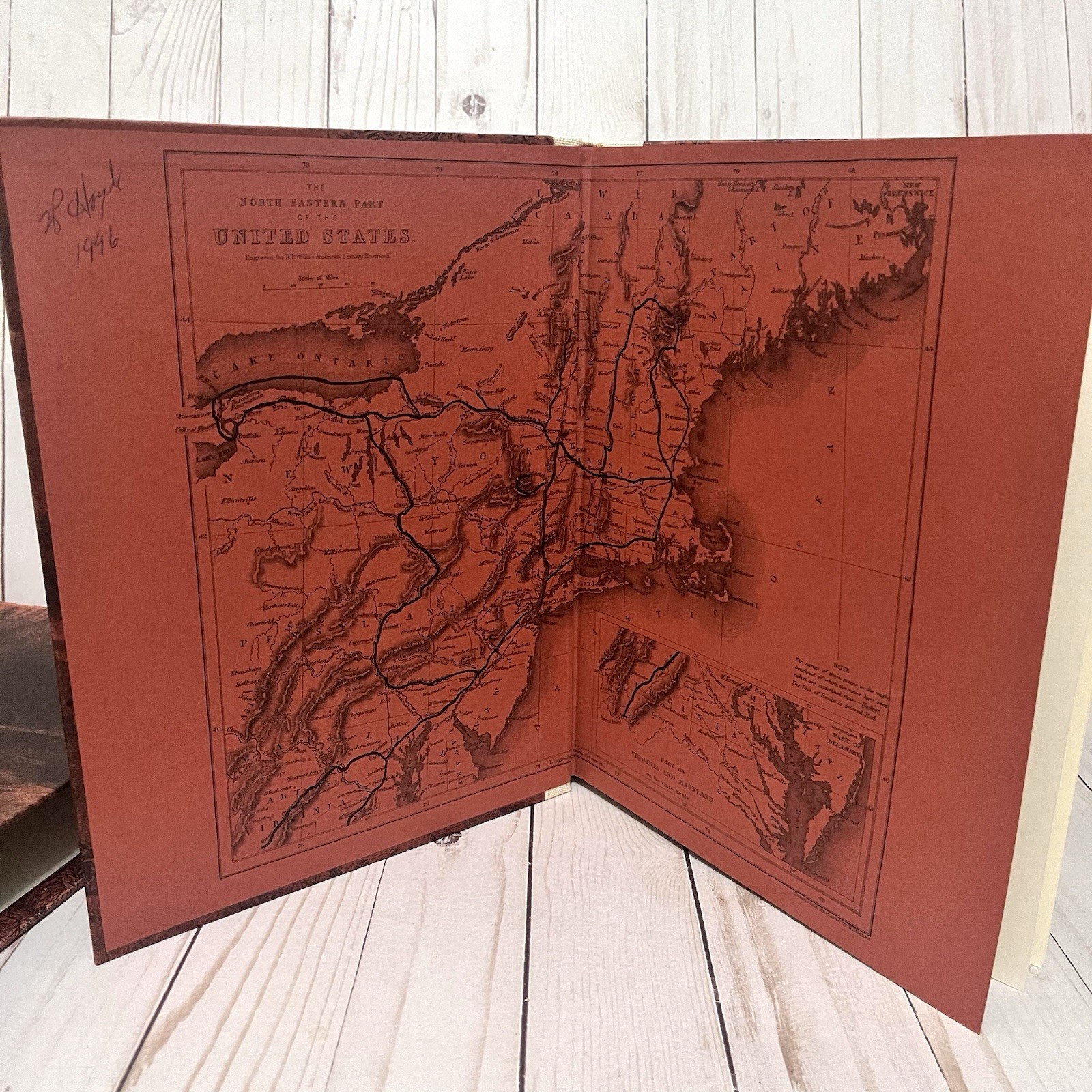 American Scenery Book N.P. Willis Imprint Society 1971 HC Slip Case Copy #31