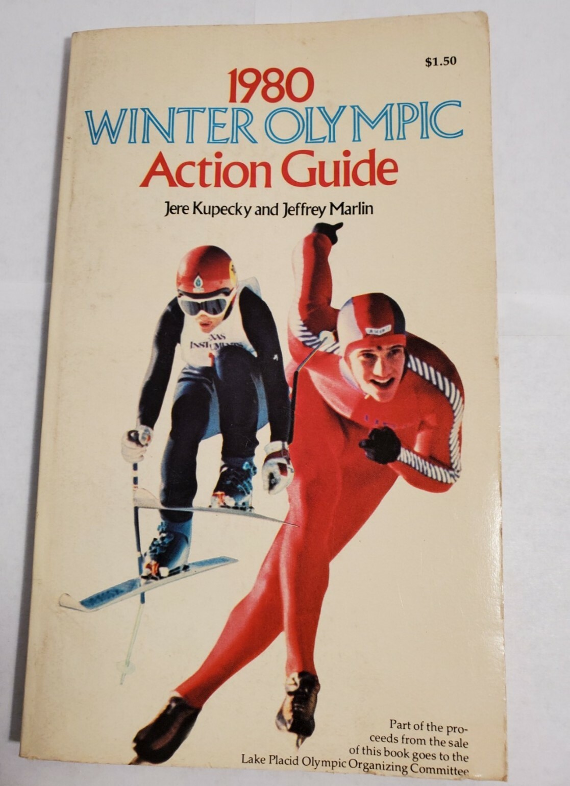 1980 Winter Olympic Action Guide Sports Reference Book Used