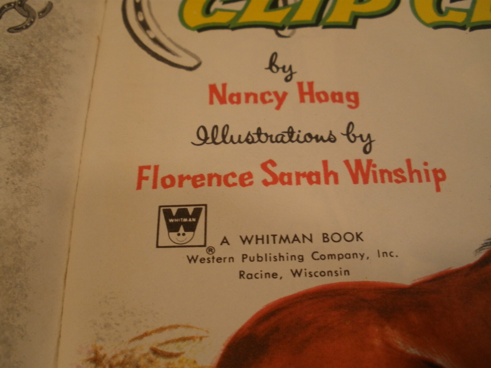 WHITMAN TELL A TALE CLIP CLOP HARDCOVER