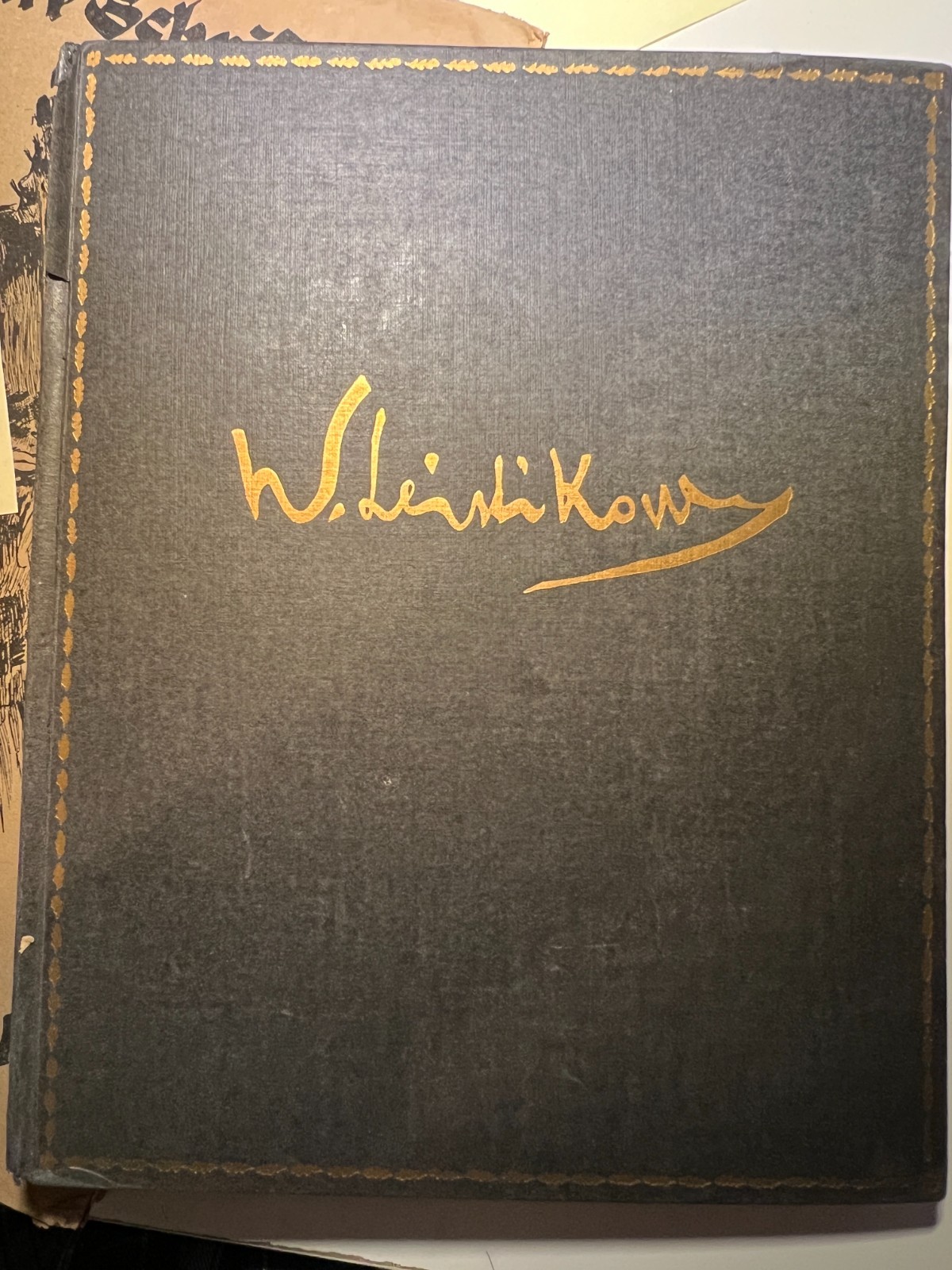 1910 Das Leben Walter Leistikows – Corinth PRINTER’S PROOF – 2 Original etchings
