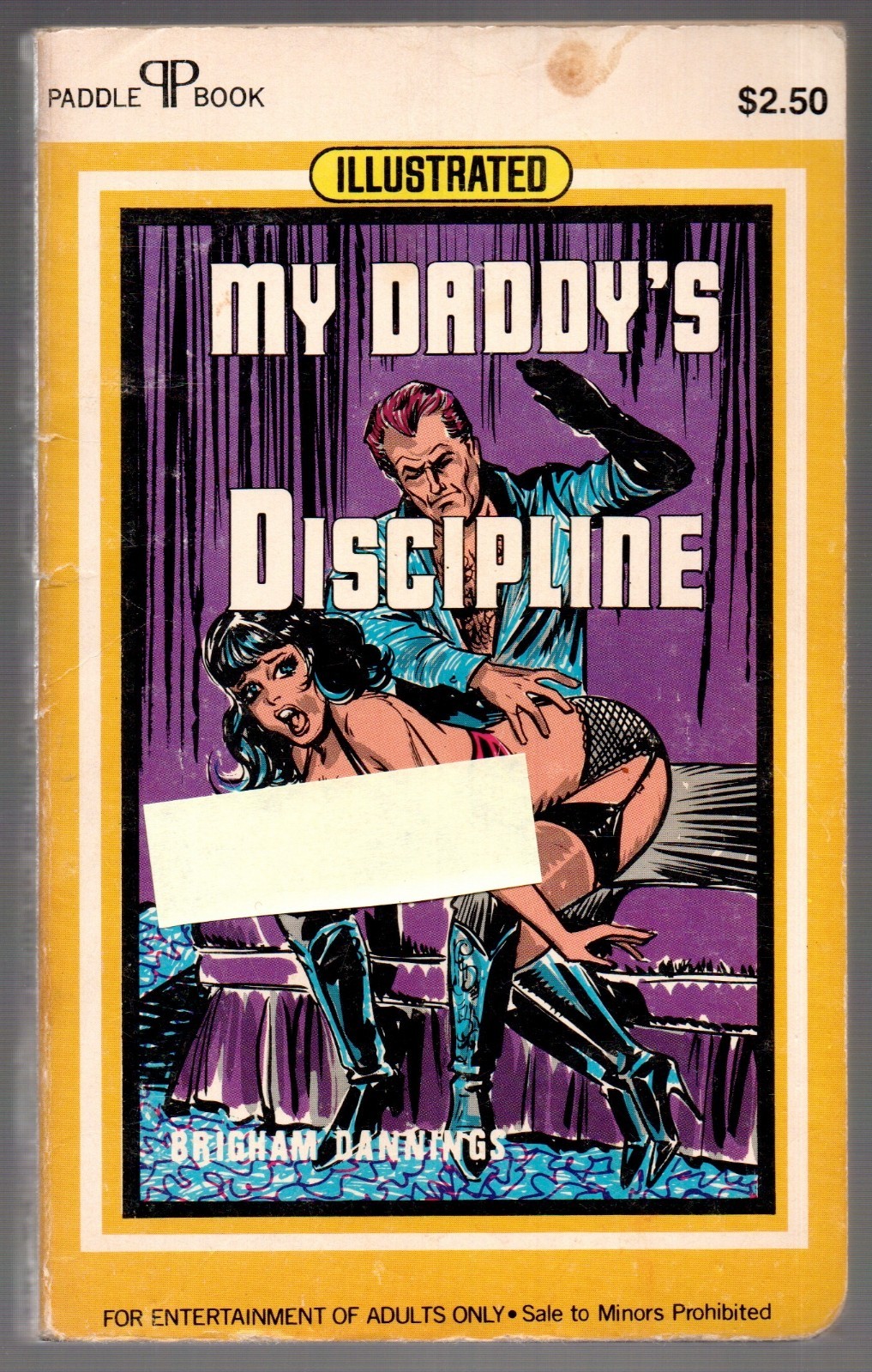 My Daddy’s Discipine 1972 Sadomasochism Sleaze Smut Paddle Books Vintage S&M
