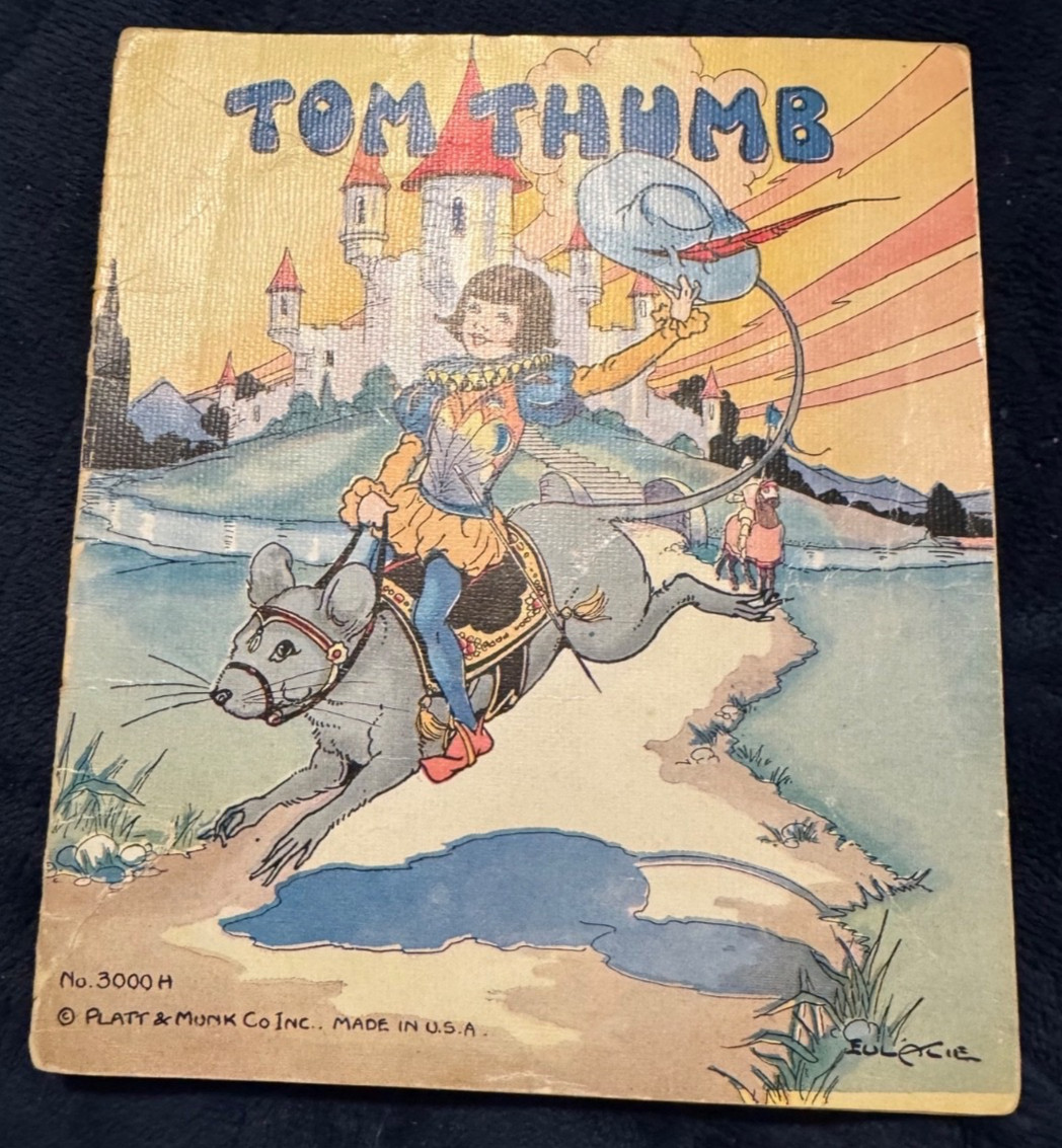 Tom Thumb Book by Charles Perrault 1934 Illu. Eulalie Banks Platt & Munk Co.