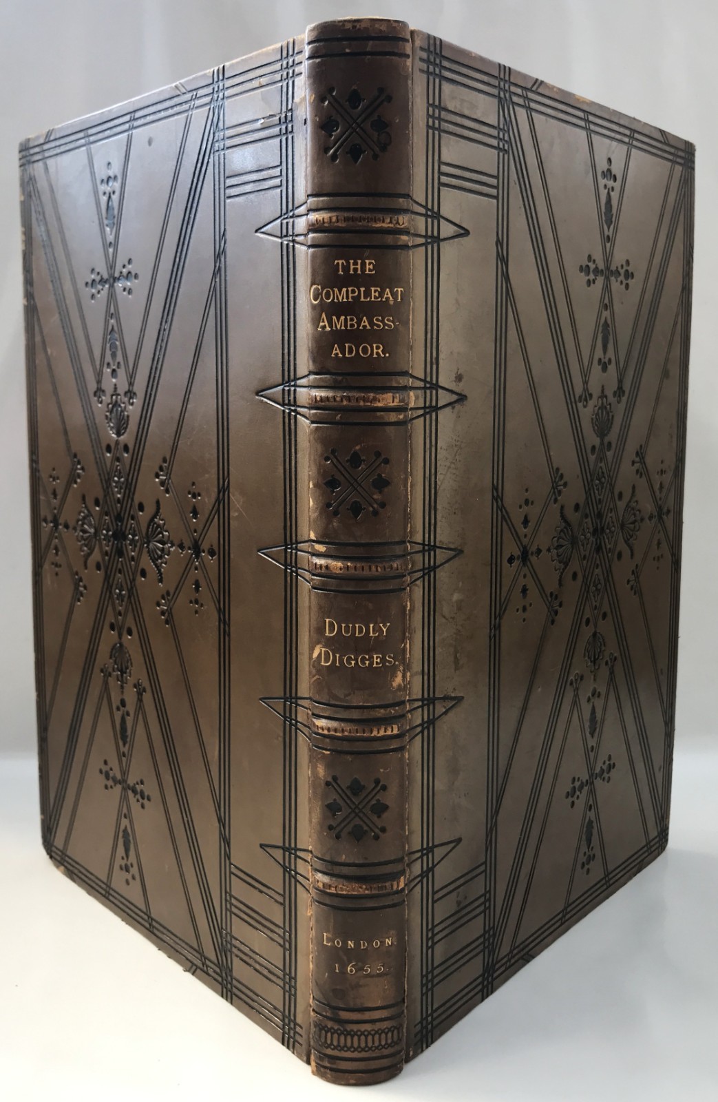 1655 Digges COMPLEAT AMBASSADOR First Ed. Intended Marriage Q. Elizabeth Letters