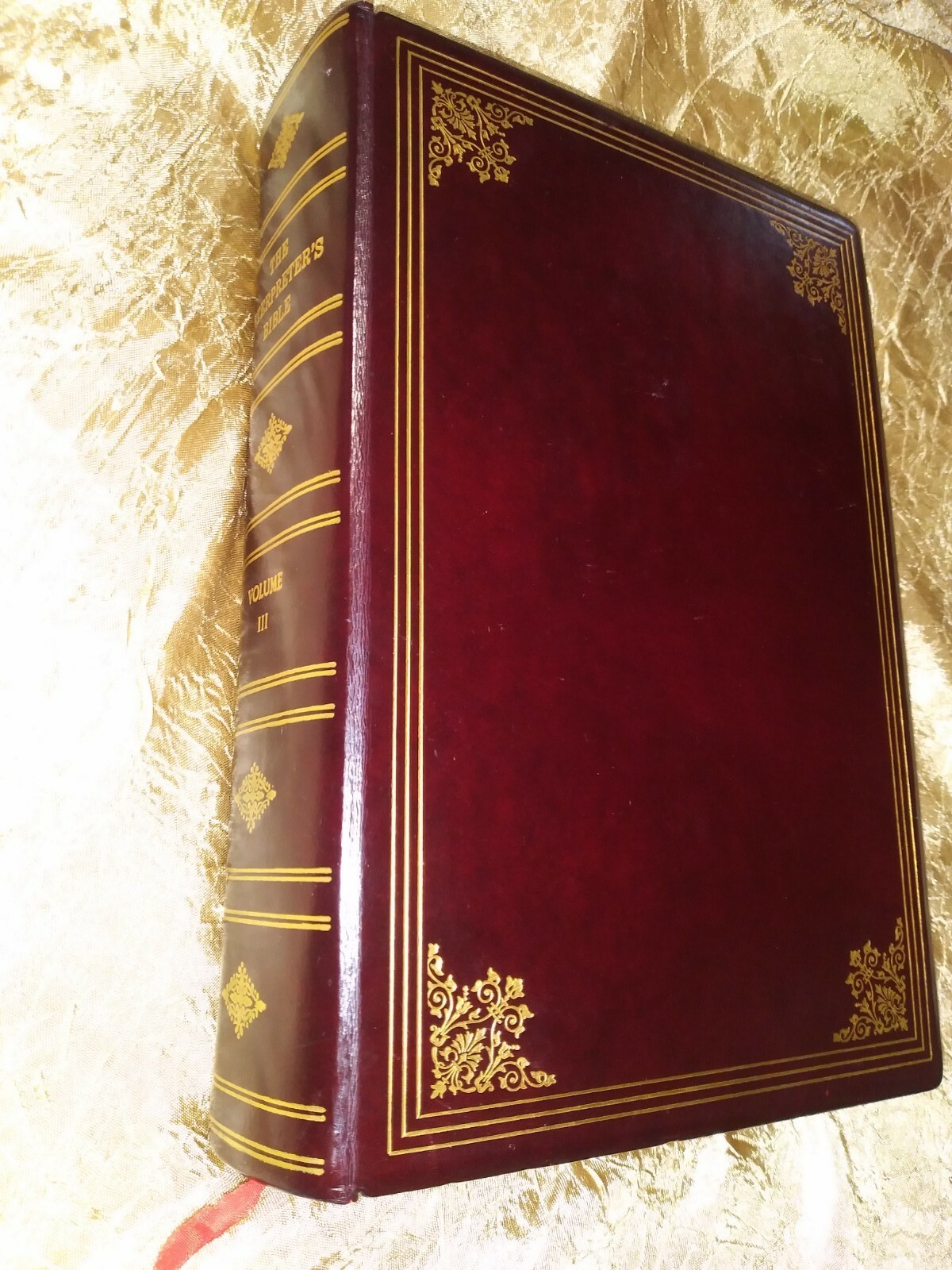 THE INTERPRETER’S BIBLE VOL 3 BY GEORGE ARTHUR BUTTRICK 1954 VERY GOOD
