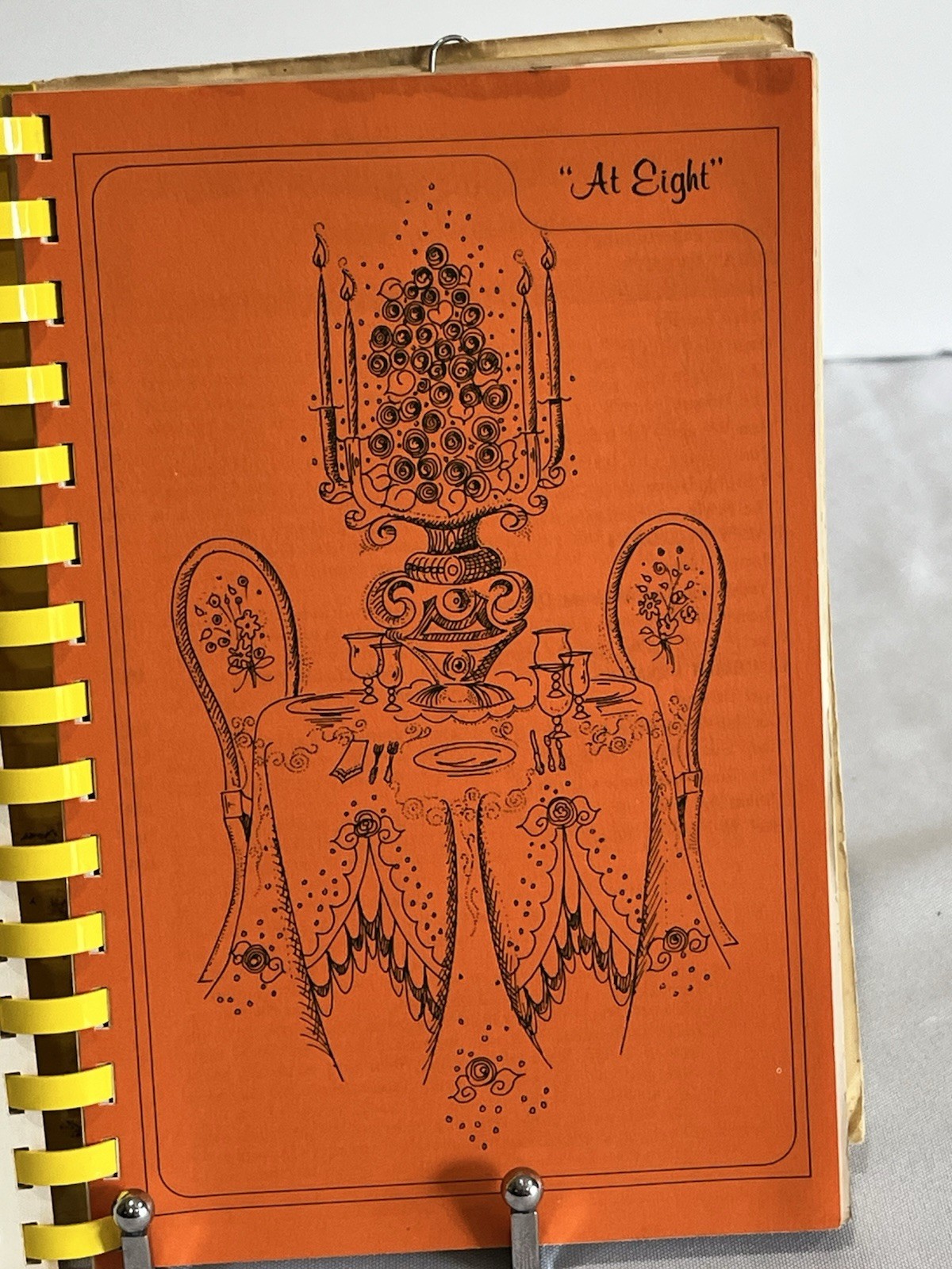 1980 Version Party Potpourri Entertainment Book. 1970s Flower Power Design