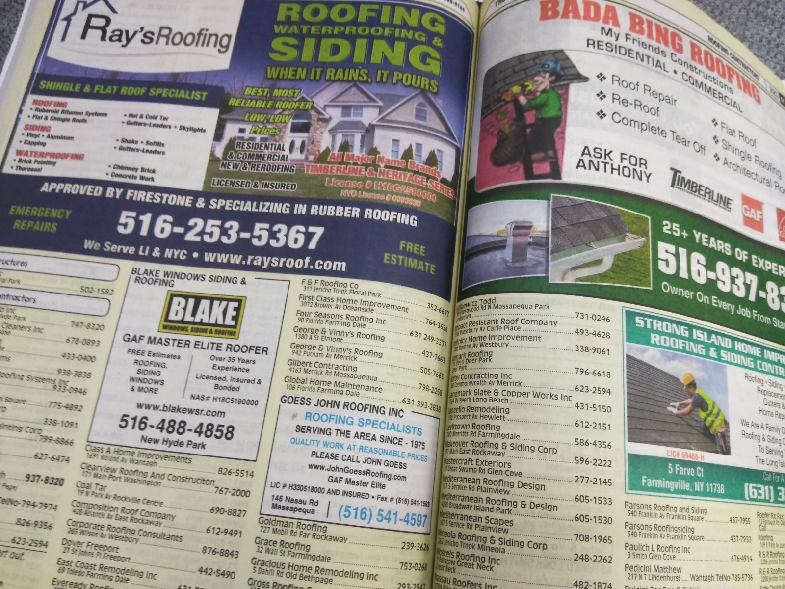VERIZON MAY 2020 THE REAL YELLOW & WHITE PAGES, NASSAU COUNTY LONG ISLAND NY 2PK