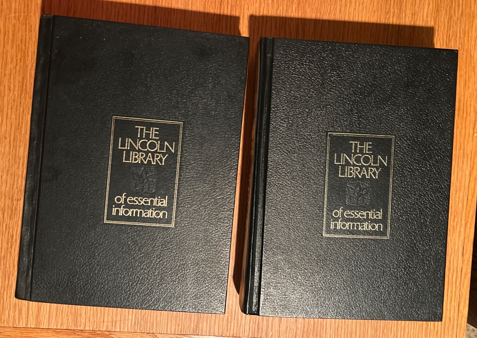 The Lincoln Library Of Essential Information ( Volume 1 And 2, Used, HC, 1972)