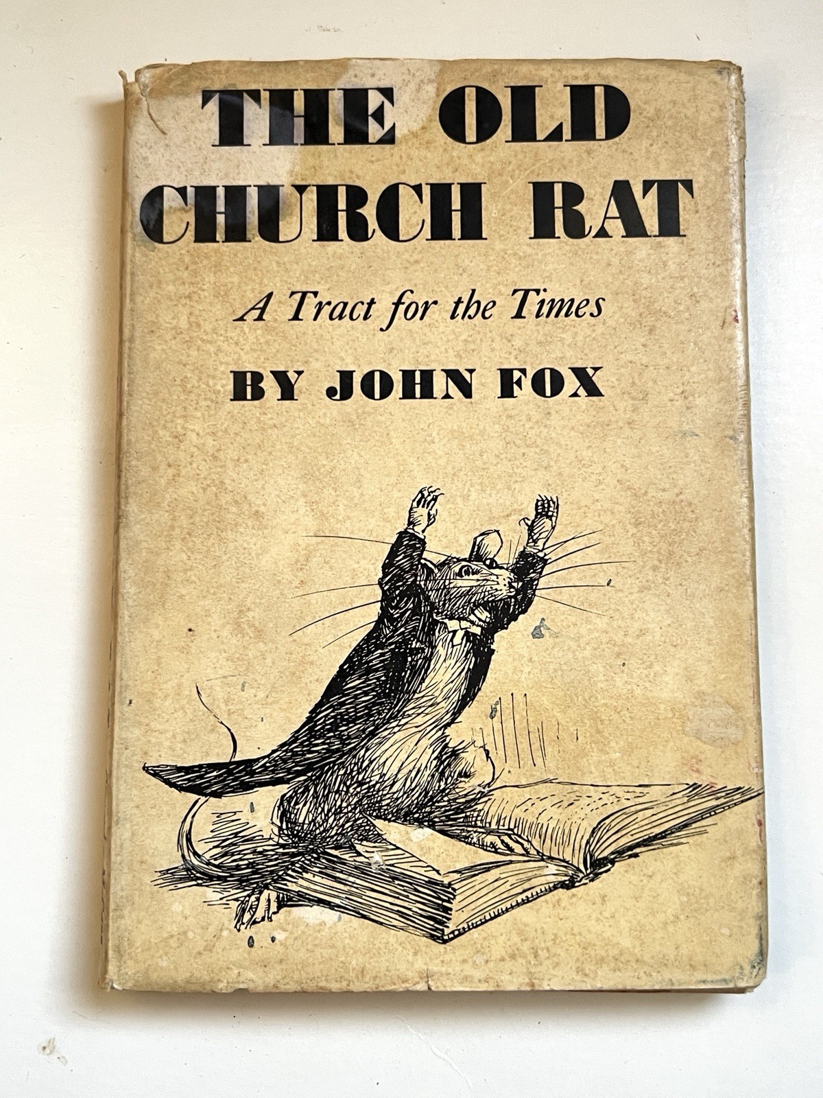 Rev John Fox Presbyterian The Old Church Rat 1942 Coward McCann Religious Poem