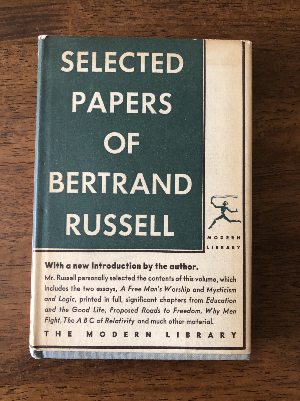Selected Papers of Bertrand Russell, The Modern Library HC/DJ