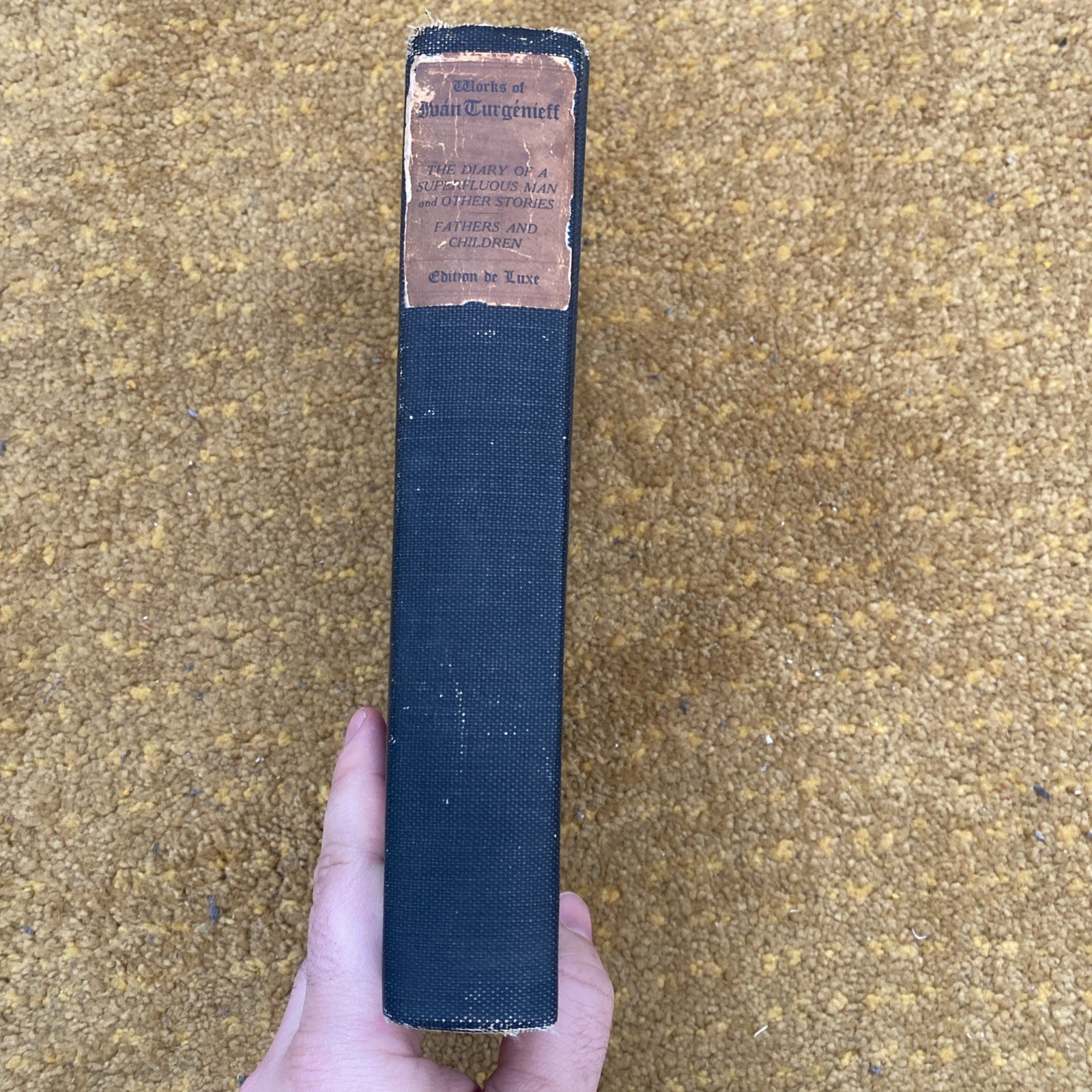 2 Volumes 1904 Works of Ivan Turgenev Edition de Luxe Jefferson Press Fathers