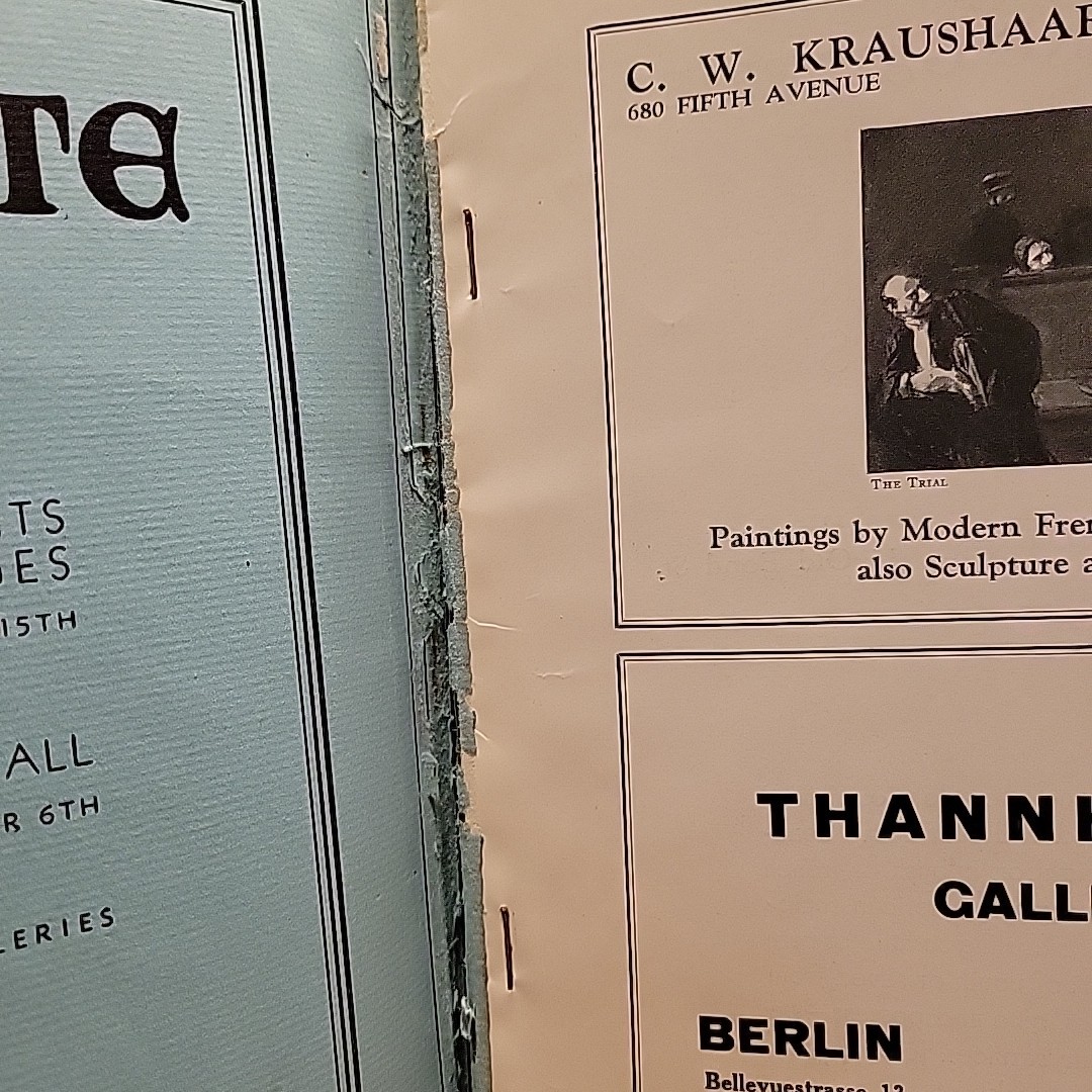 THE ARTS Magazine Vintage Lot Of 4 March November December 1929 November 1930