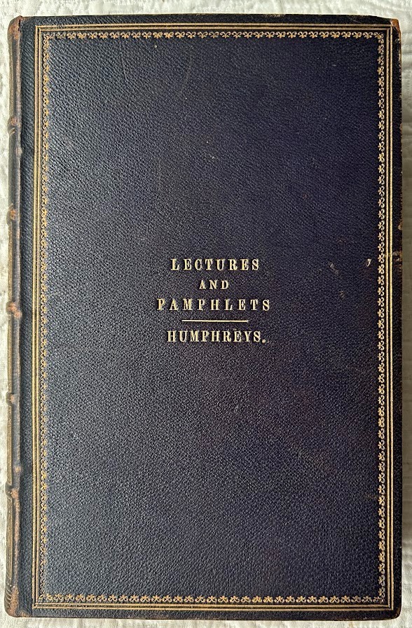 c. 1853-1856 collection of 7 works in one vol., educator Humphreys, fine binding