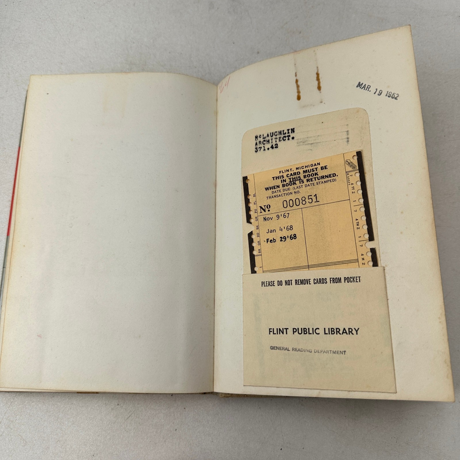 Architect Creating Man’s Environment Robert McLaughlin HC DJ 1962 Ex Library