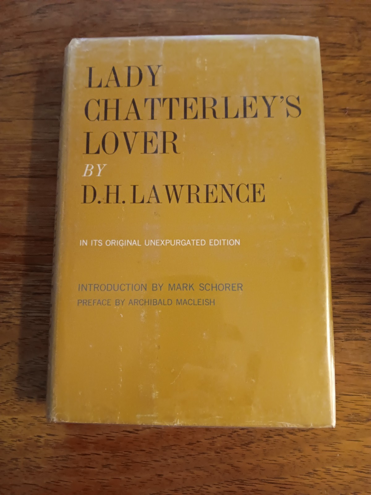 Lady Chatterley’s Lover by D. H. Lawrence 1st Edition HCDJ 1959 Very Good