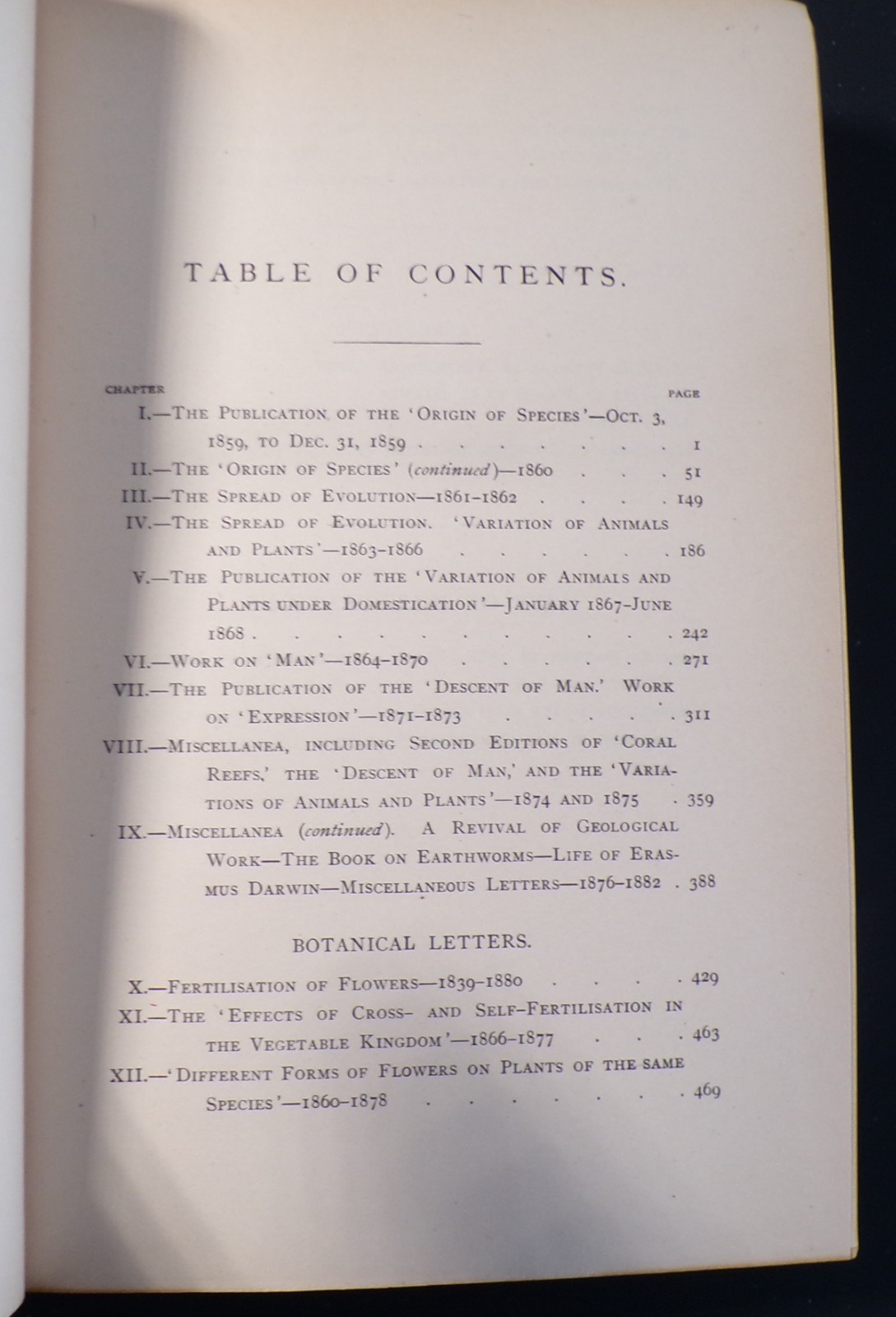 Scarce 1897 leather HC Life and Letters of Charles Darwin 2 Appleton G+ to VG