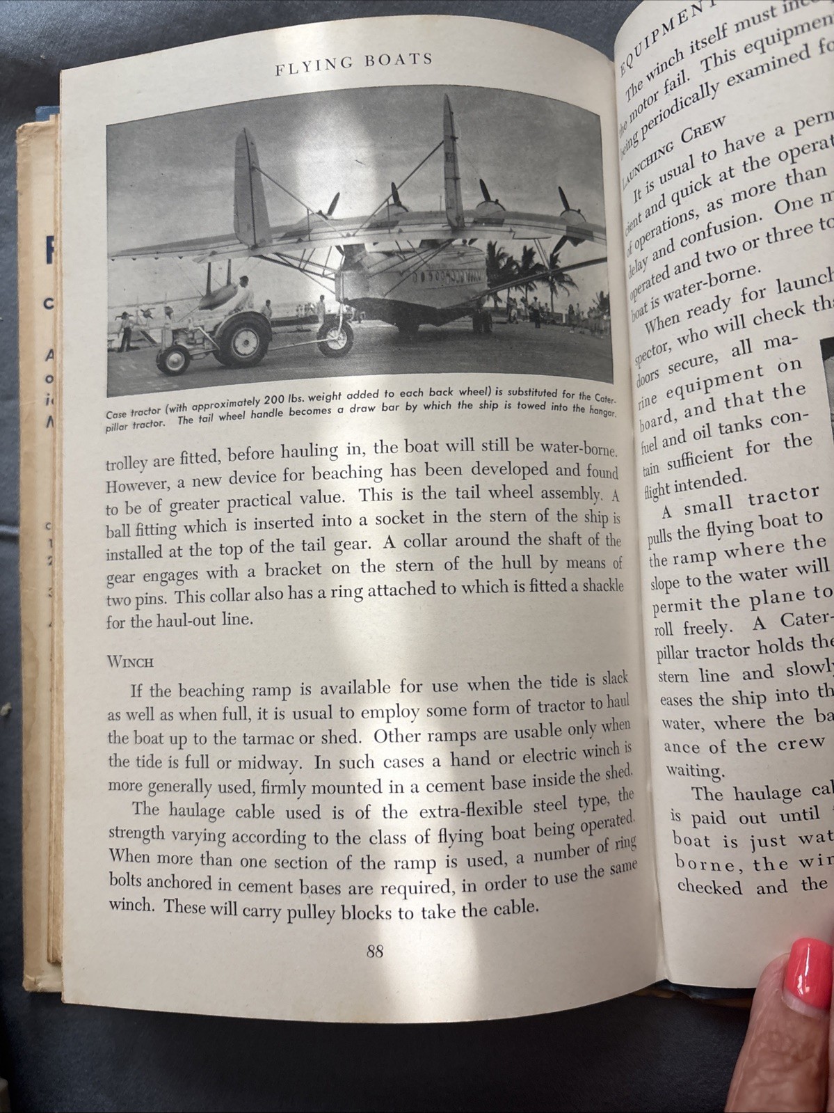 Flying Boats 1942 1st Ed. WWII Pan American Clipper Boeing Seaplanes Dust Jacket