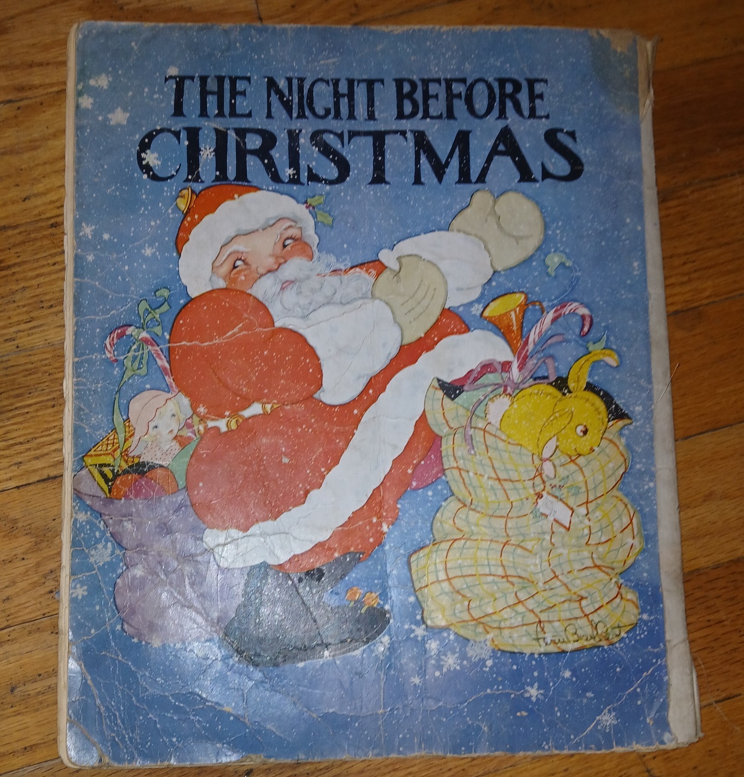 The Night Before Christmas – Saalfield – Fern Bisel Peat – Vintage 1932 Folio