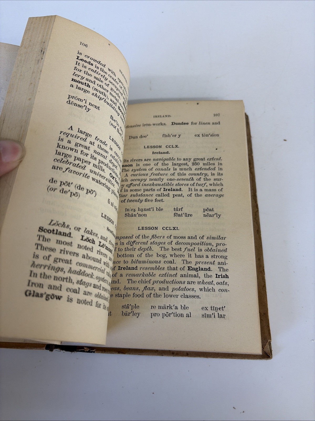 Antique 1887 Reading Speller Second Book William A Campbell Thomas Kelly