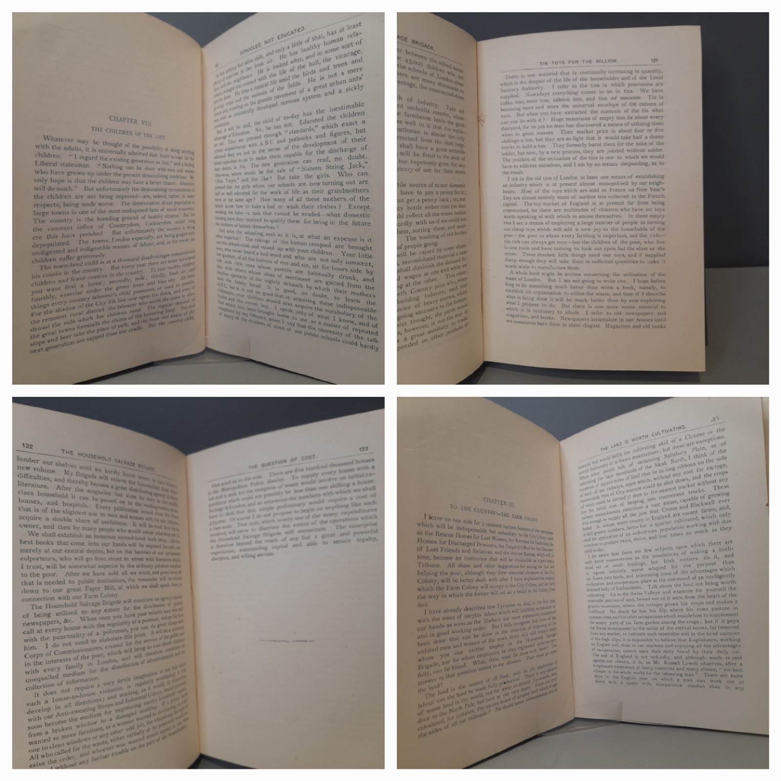 IN DARKEST ENGLAND – William Booth Founder SALVATION ARMY Rare ANTIQUE Book